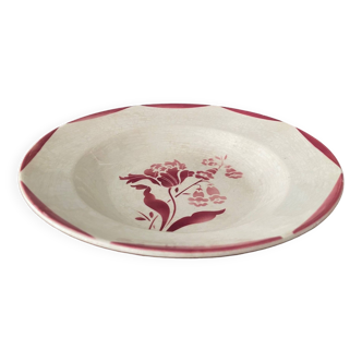 opaque porcelain dish from Gien -Chatel Guyon