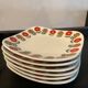 Set of 6 vintage porcelain plates France