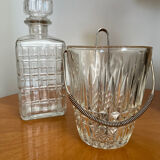 Ice bucket and its vintage tongs 1970
