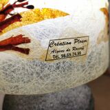 Lampe herbier pierre et algues