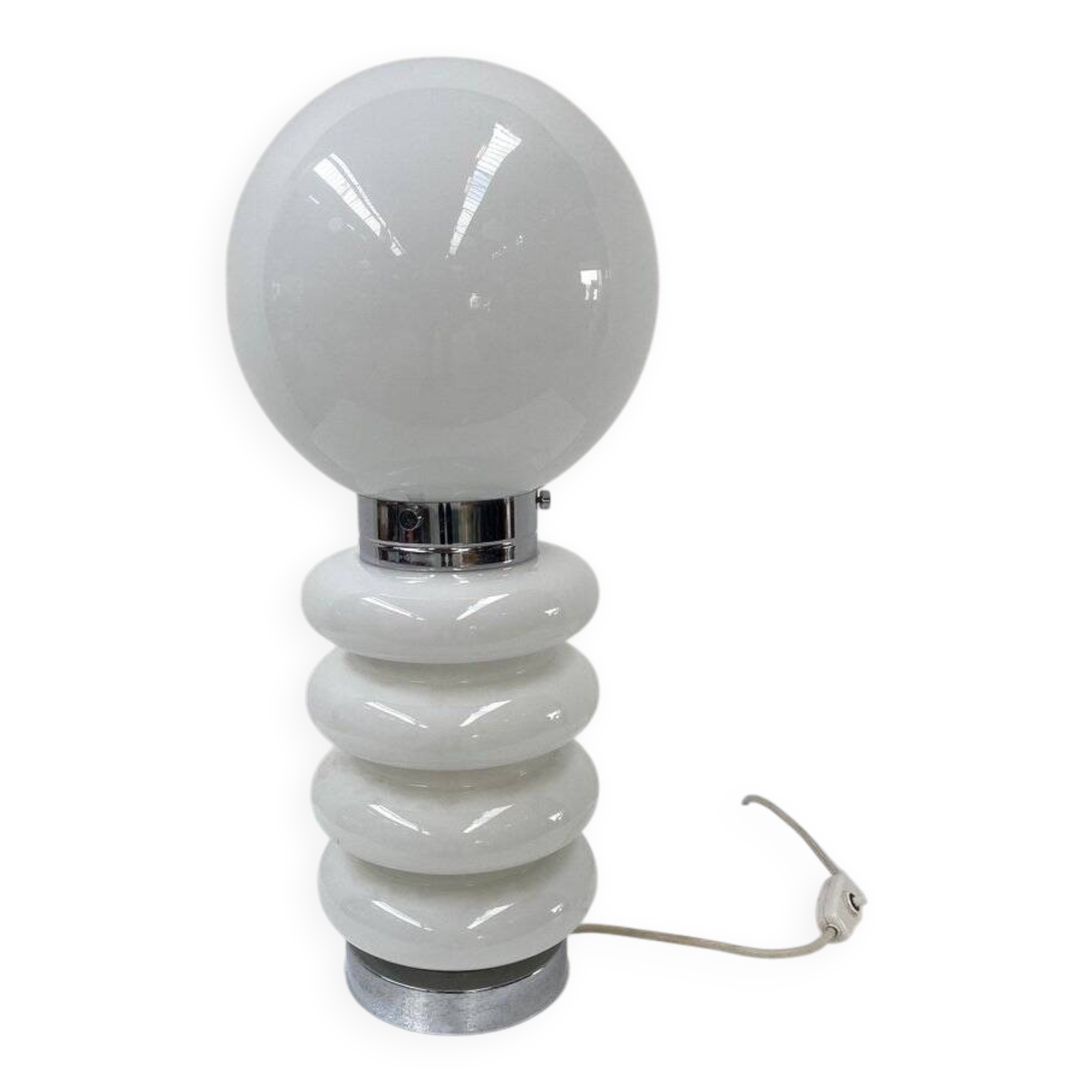 Lampe de table vintage en verre de Murano italien, par Carlo Nason pour AV Mazegga, années 1960