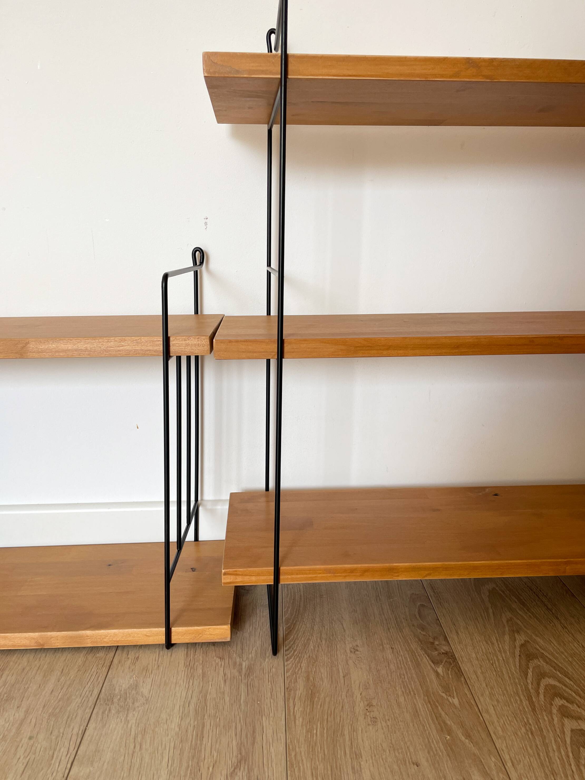 3 Wall Shelf Modules by WHB, Germany, 1960s - String Style