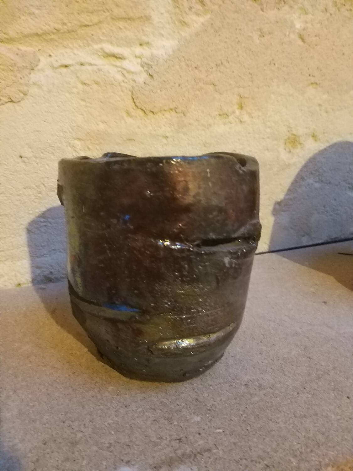 Vase signed by Olivier Louloum