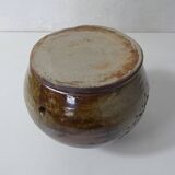 openwork stoneware vase