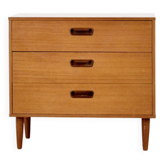 Commode danoise vintage en teck, style Mid-Century. Livraison. Rétro.