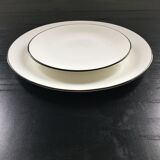 Set 2 porcelain plates