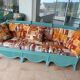 Large rattan lounge