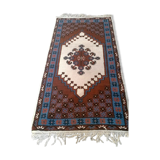 Hand-knotted vintage carpet 190x100cm
