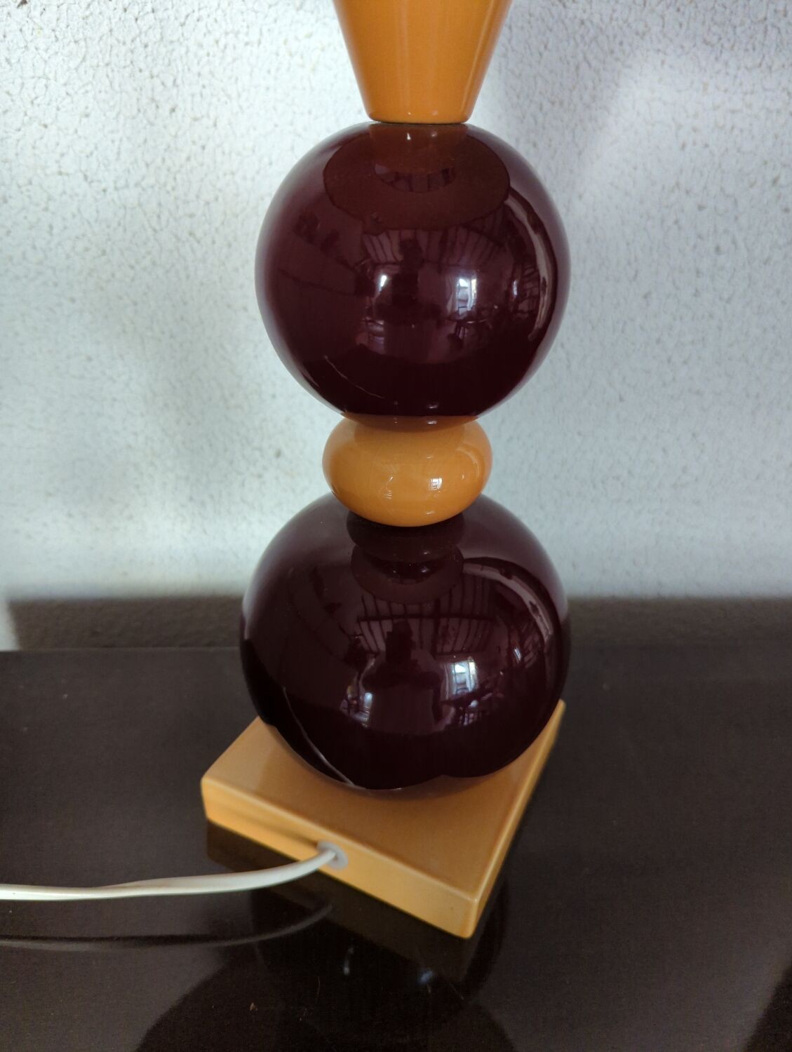 Vintage ceramic lamp 80 menphis style