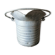 Aluminum decalitre bucket 10 liters