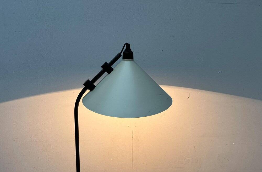 Modern minimalist Danish floor lamp from the mid-century, 1960s.