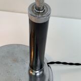 Nickel-plated spherical modernist lamp and Chrome 1930