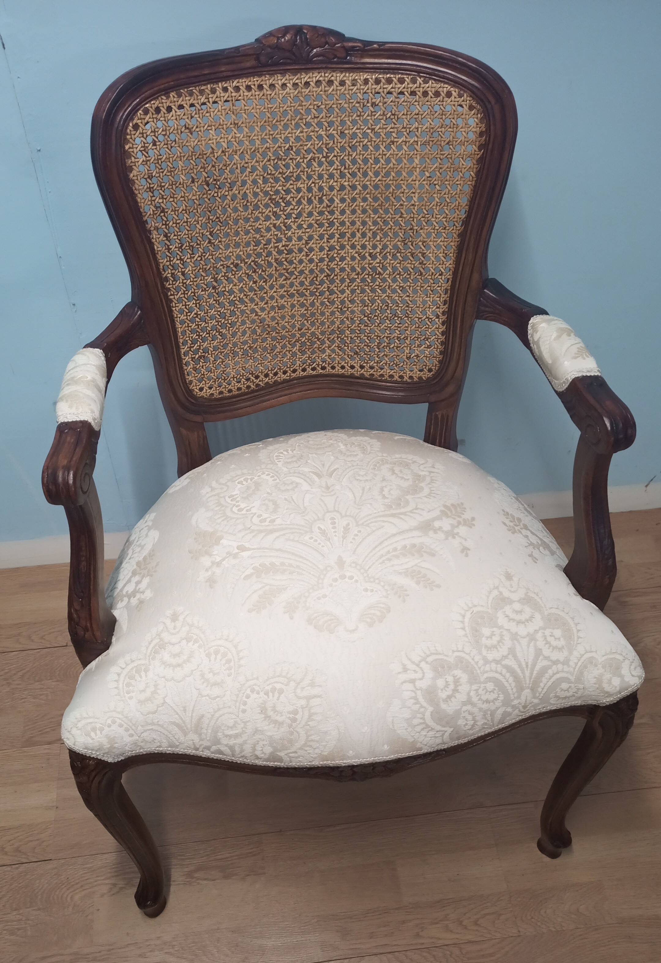Fauteuil Style Louis XV Italien 1950