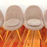 Set of 4 chairs by Miroslav Navratil, Czechoslovakia, 1960s