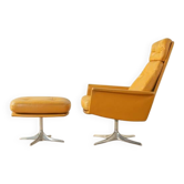 SEDIA armchair with footstool by Horst Brüning for Cor, 1970s