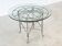 1970's French cast iron outdoor dining table
