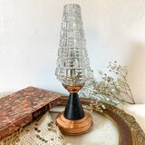 Vintage glass table lamp