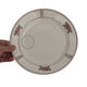 6 flat earthenware plates model water lily charbonnier salins circa 1950