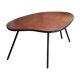 Table basse de forme haricot des années 50-60