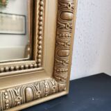 Mirror 90 x 66 cm Louis Philippe old gilded