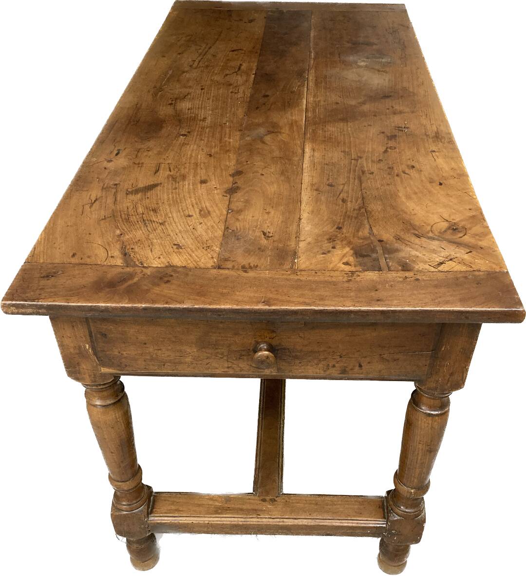 Antique cherry farm table