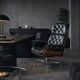 Vintage Mid-Century Modern Swiss Leather Lounge Chair from Giroflex