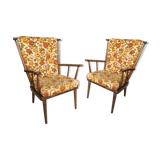 Pair of Baumann fan chairs