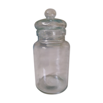 Antique glass jar