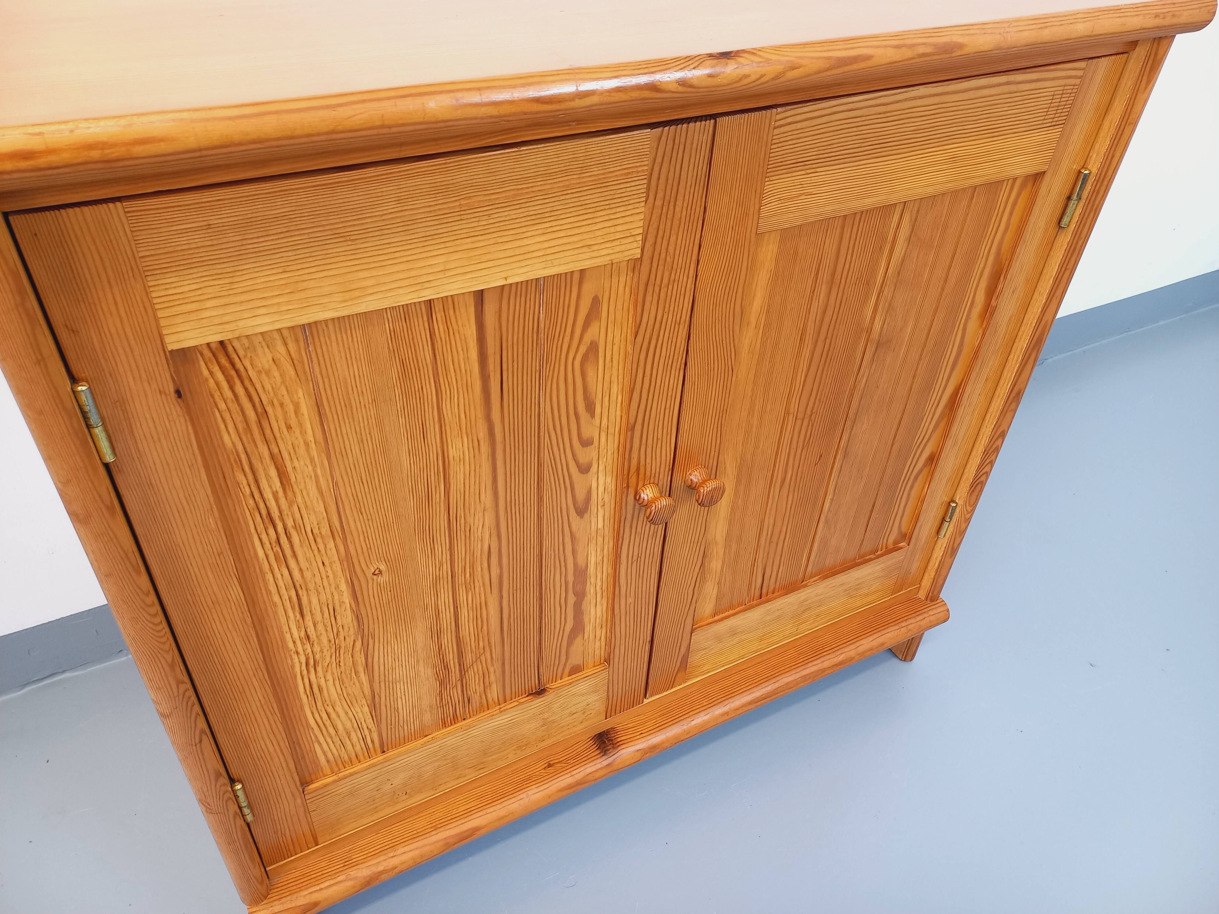 Vintage pine storage unit from the 60s 70s