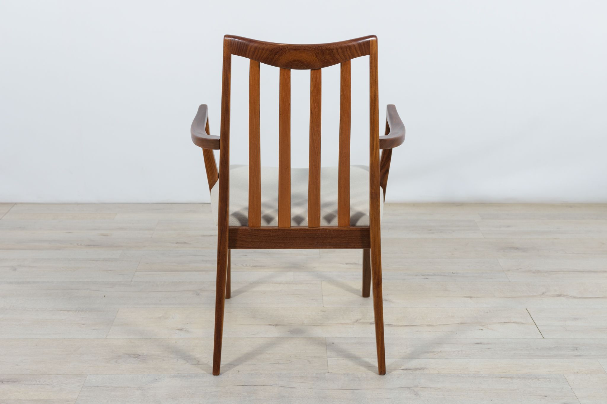 Mid-Century Teak and Fabric Dining Chairs by Leslie Dandy for G-Plan, 1960s, Set of 8