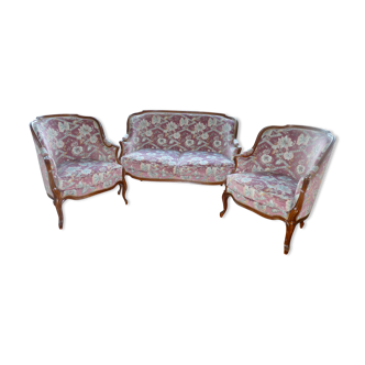 Salon ensemble canapé et 2 fauteuils
