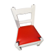 Red skai child chair restored