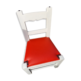 Red skai child chair restored