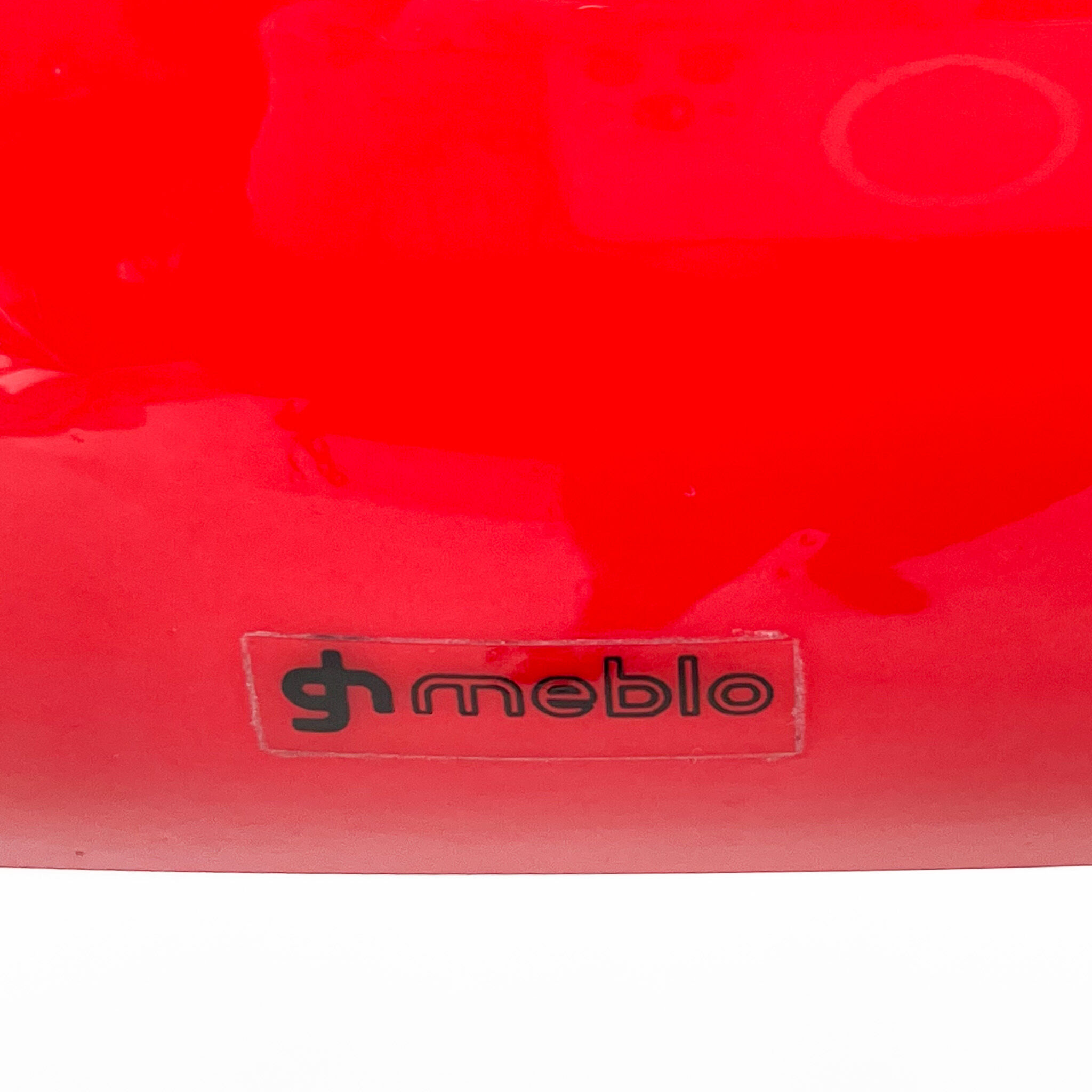 Mid century red pendant by Harvey Guzzini for Meblo, Italy