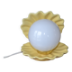 Porcelain and opaline shell lamp from the 70s-80s