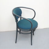 Bentwood chair No.209 Thonet in blue