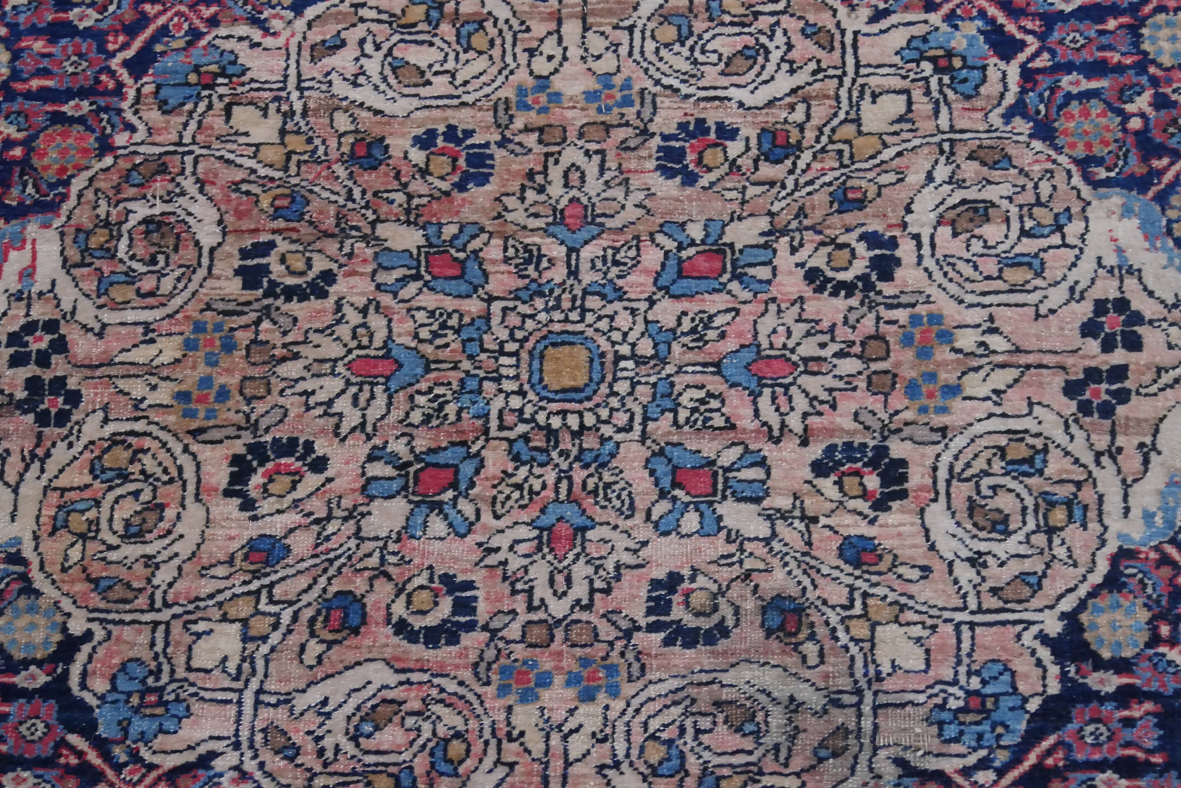Ancien tapis persan bidjar 196 x 130 CM