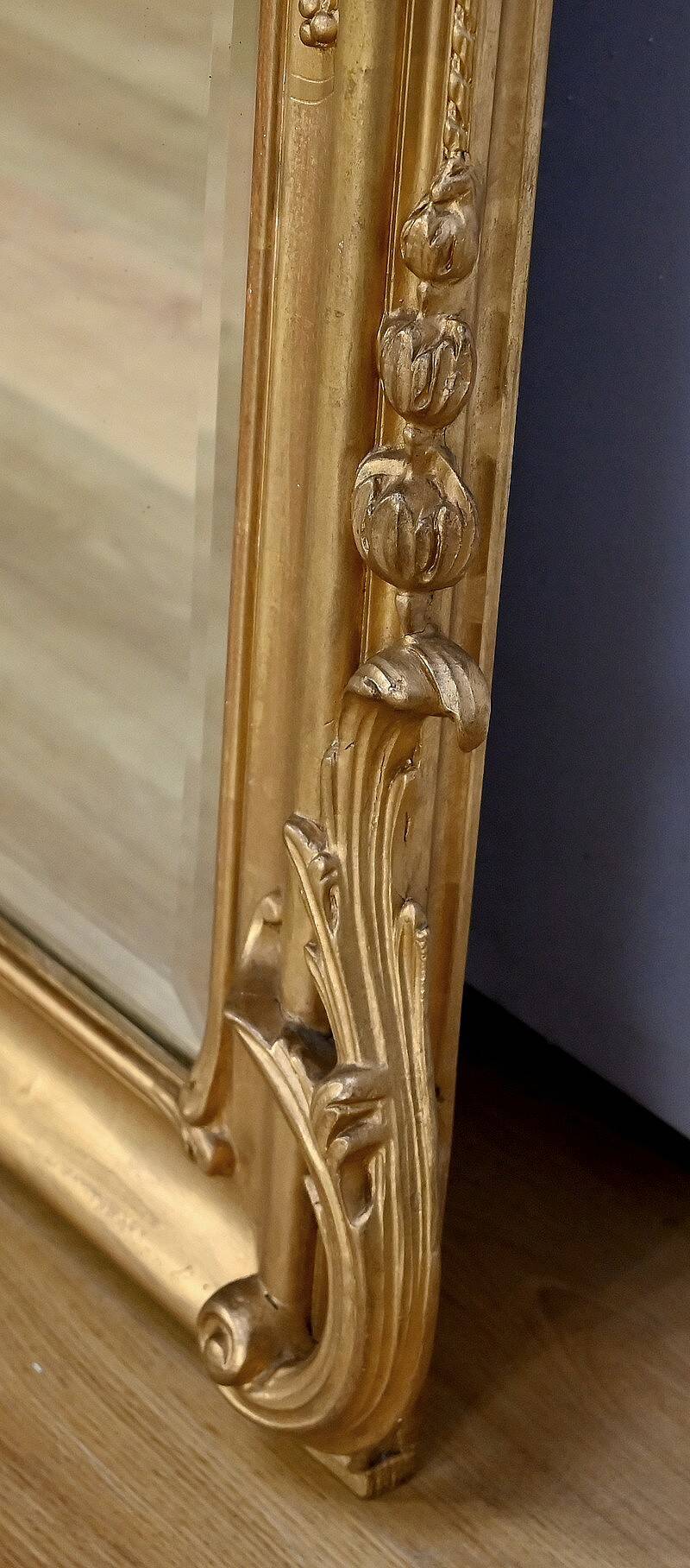 Important mirror in the style of Louis XIV – Louis XV, Napoleon III period – Mid-19th century