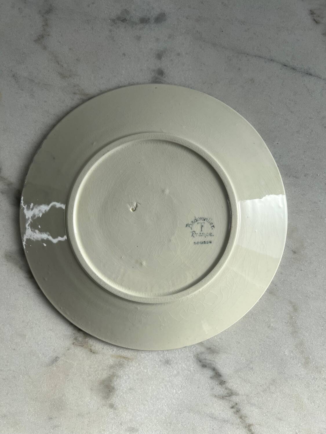 Assiette à dessert Badonviller modèle Sousse, France