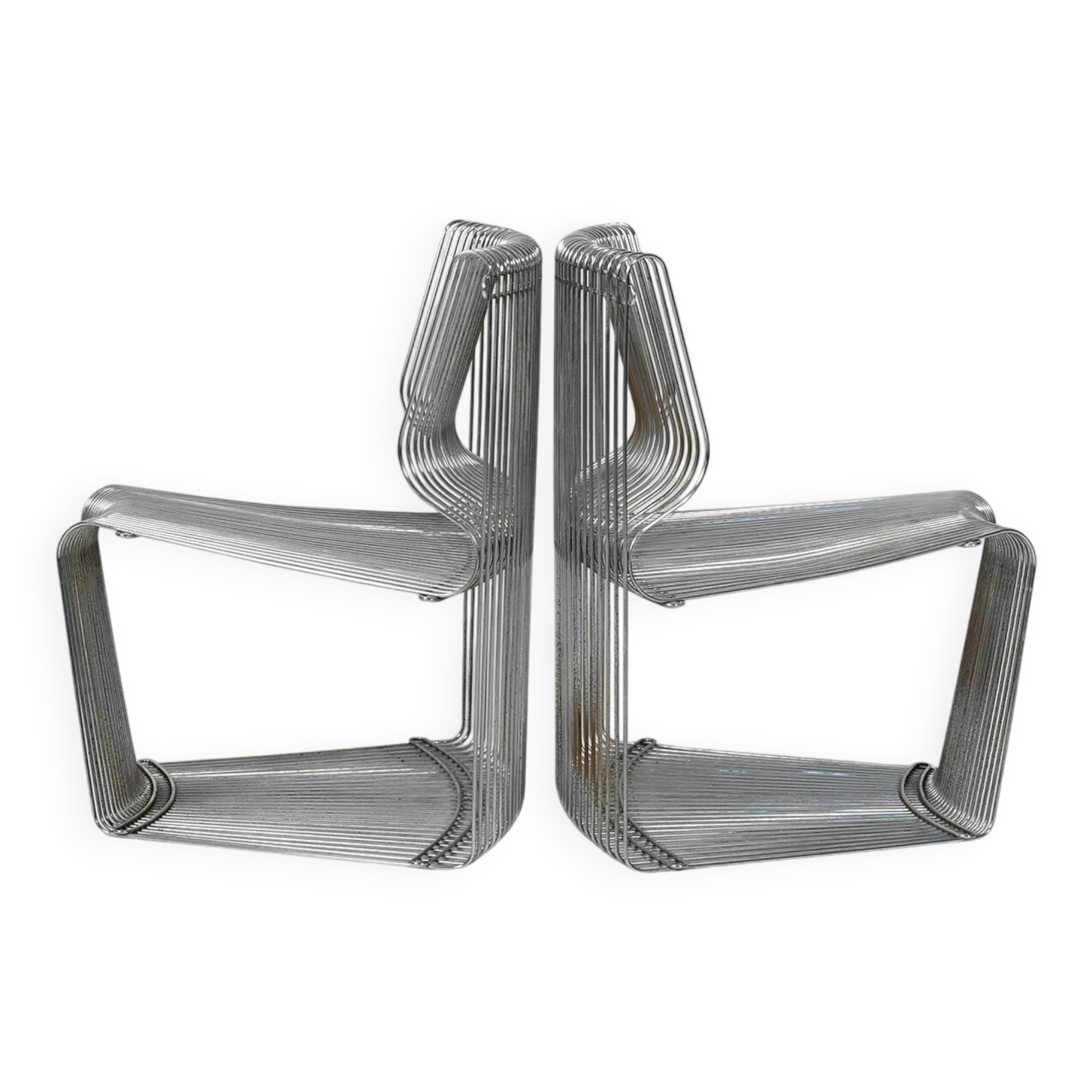 Pair of “Pantonova” lounge chairs by Verner Panton