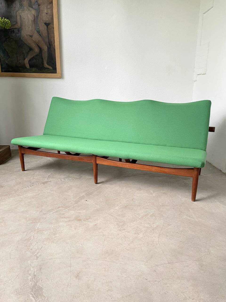 Finn Juhl three-seater bench “Japan” model France & Son