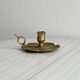 Brass candlestick with handle