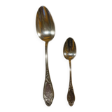 Soup spoons and teaspoons