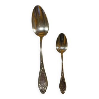 Soup spoons and teaspoons