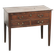 Table basse anglaise antique de style lowboy du XVIIIe siècle en chêne.