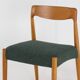 Set of 4 Danish Chairs 'Bjerremose'