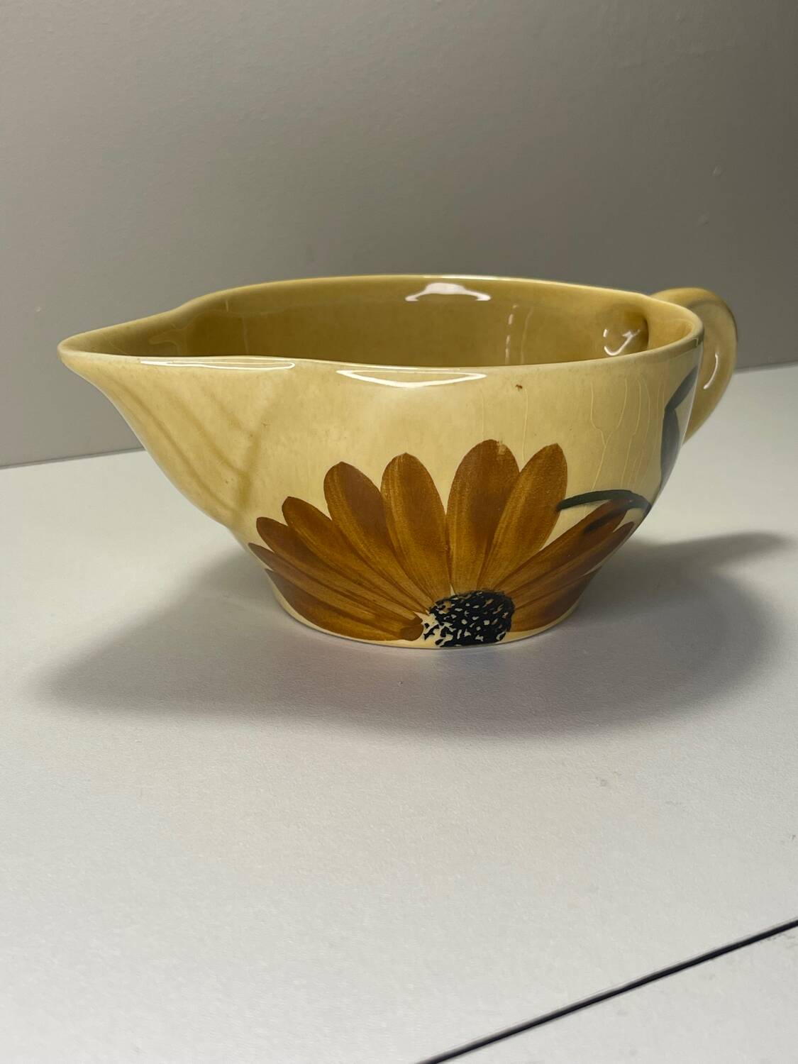 Gien earthenware tureen and gravy bowl set, Tournesol collection