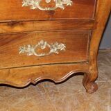 Eighteenth-century walnut tomb commode.