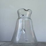 Art Deco glass pitcher