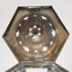 Lampe lanterne laiton et verre début XXème